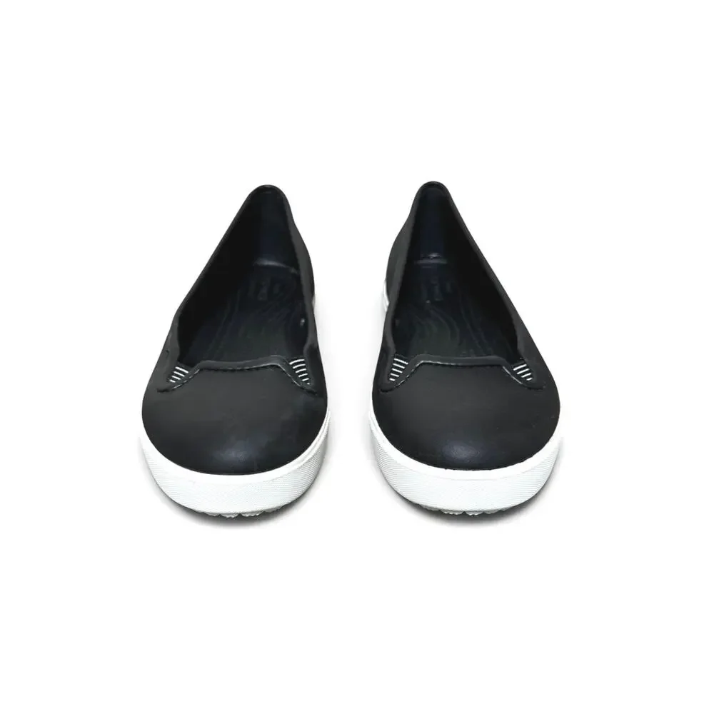 Crocs Women's CitiLane Dual Comfort Slip-On Shoes Flats Size 10 Black White